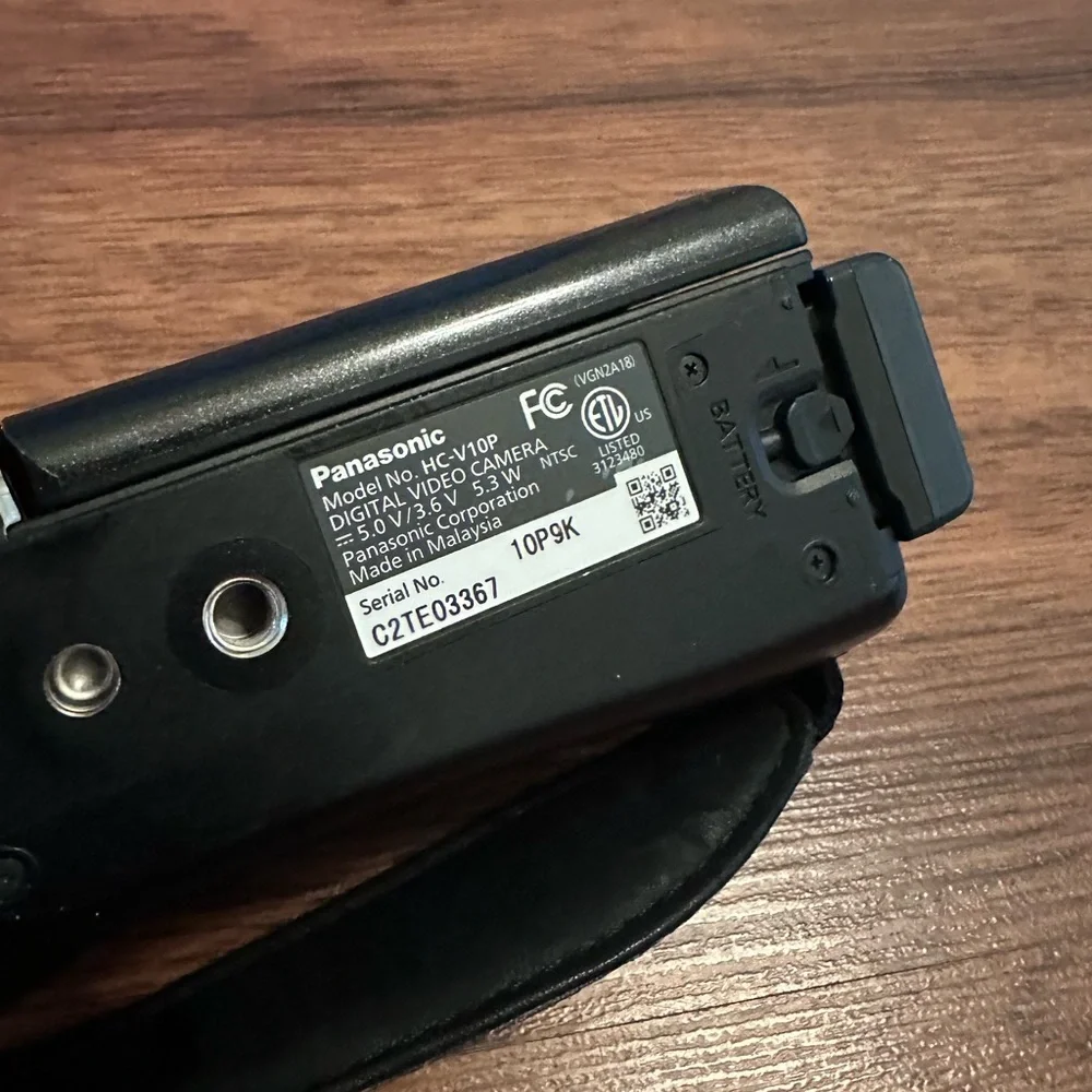 VTG Panasonic HC-V10P Digital Video Camera